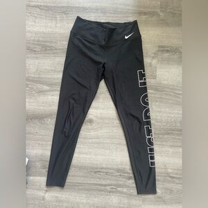 Women Nike Black Leggings